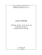 Giáo trình Vẽ điện - Vẽ kỹ thuật - 45h (Trình độ Trung cấp) - Trường Cao đẳng Lào Cai