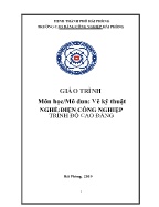 Giáo trình Vẽ kỹ thuật (Trình độ Cao đẳng) - Trường Cao đẳng Công nghiệp Hải Phòng