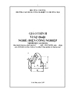 Giáo trình Vẽ kỹ thuật (Trình độ Cao đẳng) - Trường Cao đẳng Công nghiệp và Thương mại