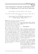 Load frequency control for power system using generalized extended state observer