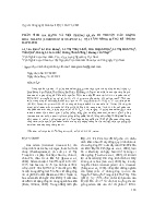 Phân tích đa dạng và mối tương quan di truyền các giống hoa salem (Limonium sinuatum L.) tại Lâm Đồng bằng kĩ thuật Rapd-pcr