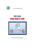 Thực hành Công nghệ vi sinh