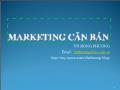 Bài giảng Marketing căn bản - Chương 1: Tổng quan về marketing - Võ Hồng Phượng