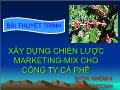 Bài thuyết trình Xây dựng chiến lược marketing-mix cho công ty cà phê
