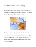 Chiến thuật bán hàng