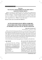 Giá trị chẩn đoán của độ chênh albumin máu và dịch màng bụng trong chẩn đoán phân biệt cổ trướng do xơ gan với các nguyên nhân khác