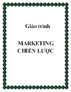 Giáo trình Marketing chiến lược