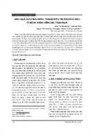 Hiệu quá cúa enalapril trong điều trị protein niệu ở bệnh nhân viêm cầu thận mạn