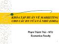 Khóa tập huấn về marketing cho các dn vừa và nhỏ (SMEs) - Phạm Thành Thái