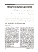 Nghiên cứu tác dụng hạ huyết áp của geraniin chiết xuất từ vỏ chôm chôm trên thực nghiệm