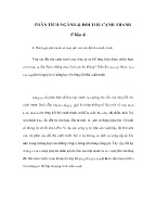 Phân tích ngành & đối thủ cạnh tranh (Phần 4)