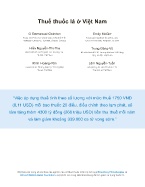 Thuế thuốc lá ở Việt Nam