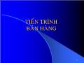 Tiến trình bán hàng