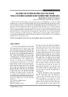 So sánh chỉ số dinh dưỡng giữa các nhóm theo chỉ số BMI của bệnh nhân tại bệnh viện 198 năm 2012